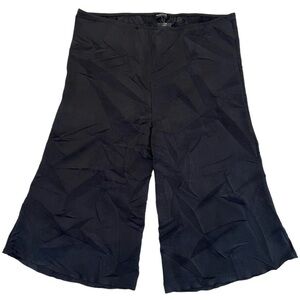 Lee Andersen Womens 3X Repleat Crinkle Circle Pants Tres Matte Black